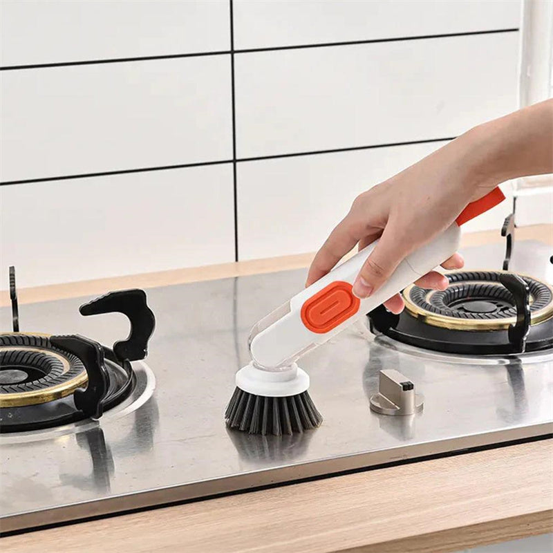 Multi-Functional Long-Handle Liquid-Filled Cleaning Brush - Discover Epic Goods