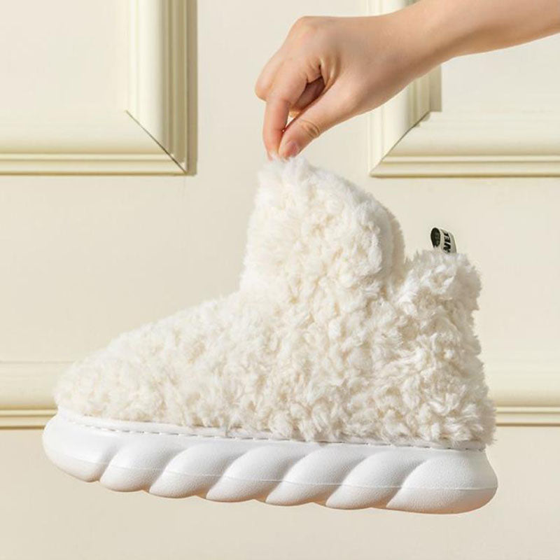 Winter Waterproof Heeled Slippers for Indoor and Outdoor Use, Cute Cotton Slippers - Discover Epic Goods